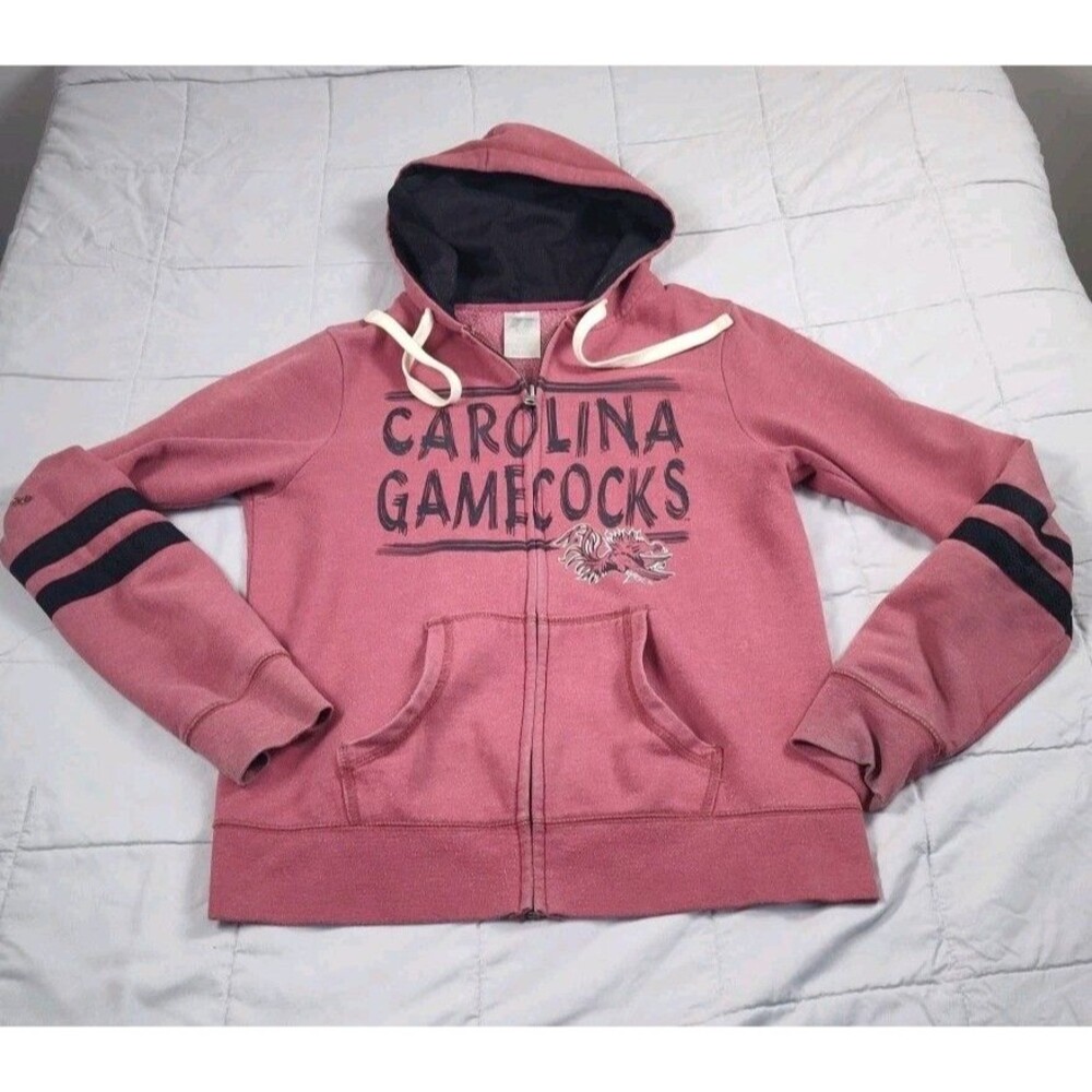 University of South Carolina Gamecocks Hoodie Women's S Full Zip Russell Vintage